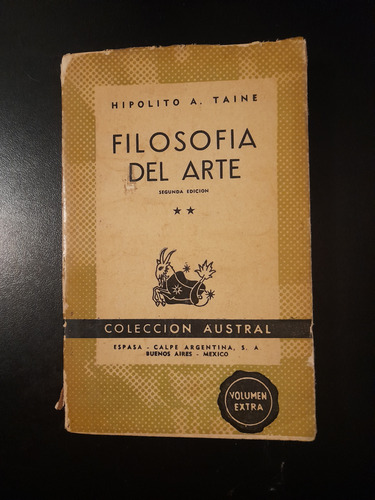 Filosofia Del Arte Hipolito A. Taine (Usado)