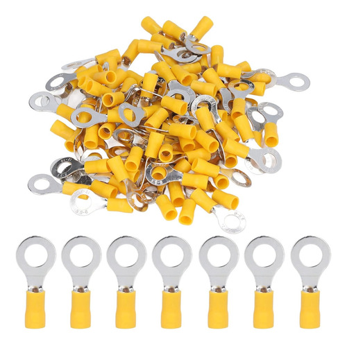 Terminal Aislado Anillo Ojo Argolla 10.5mm (4-6mm2) 100un