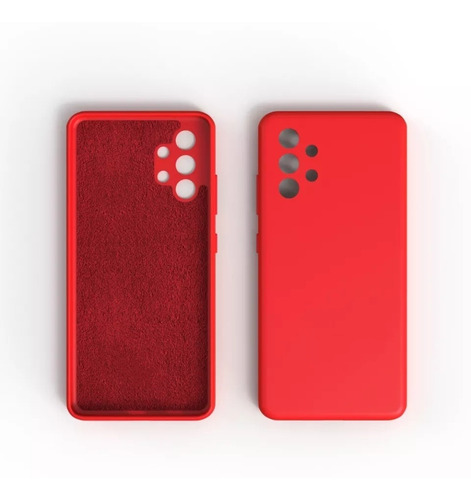 Imagen 3 de 10 de Case Silicona Gamuzada Para Samsung A32/ A52/ A52s/ A72