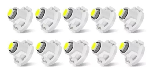 5x Luces Led T4.7 Chip 3030smd Para Tableros 12v Blanco