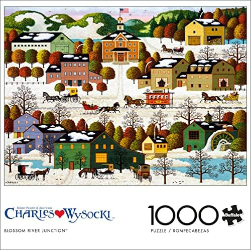 Puzzle 1000 Pzs De Charles Wysocki - Blossom River Junction