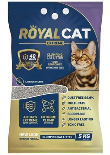 Arena Sanitaria Para Gatos Royal Cat 5kg