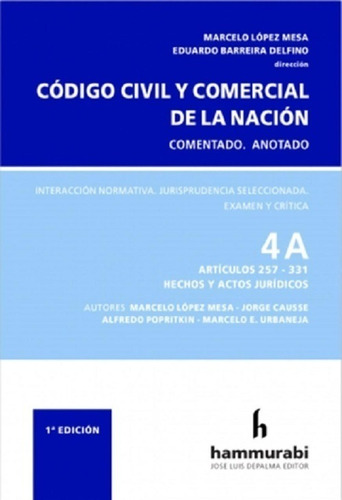 Código Civil Y Comercial T 4 A López Mesa