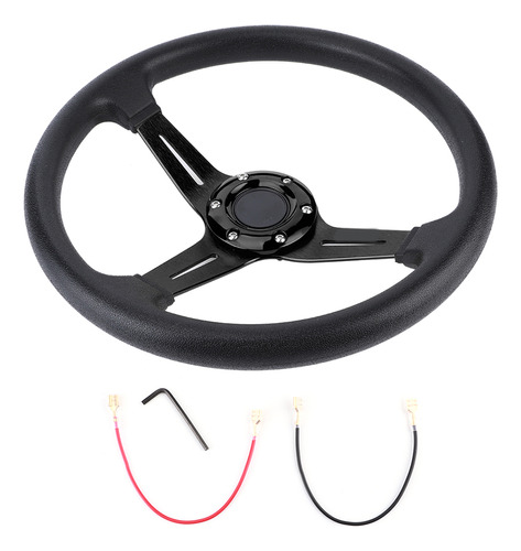 Volante Universal Para Automóvil De 14 Pulgadas, Cuero Pu, A