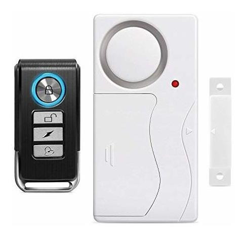 Wsdcam Alarma De Puerta Inalámbrica Antirrobo Con Control Re