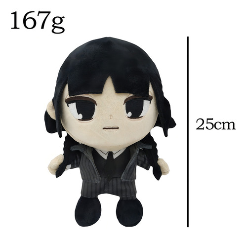 Muñeca De Peluche Wednesday Adams