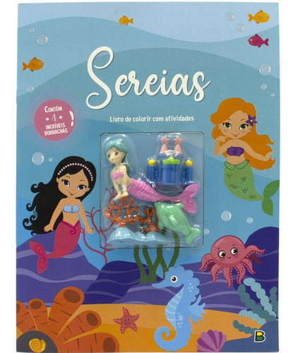 Livro Aventuras Com Borrachas Colorir E Atividades: Fazenda, De Brijbasi. Aventuras Com Borrachas, Vol. 1. Editorial Todolivro, Capa Capa Flexível, Edição 1 Em Português, 2024