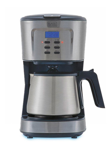 Imagem 1 de 3 de Cafeteira Black+Decker Gourmand Gris CM300G automática preta e prateada de filtro 127V