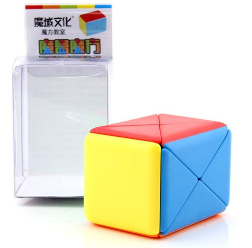 Cubo Rubik Moyu Container 2x2x2 + Base Moyu Estructura Stickerless