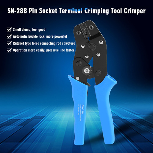 Sn-28b Pin Soquete Terminal Crimpagem Ferramenta Crimpador P