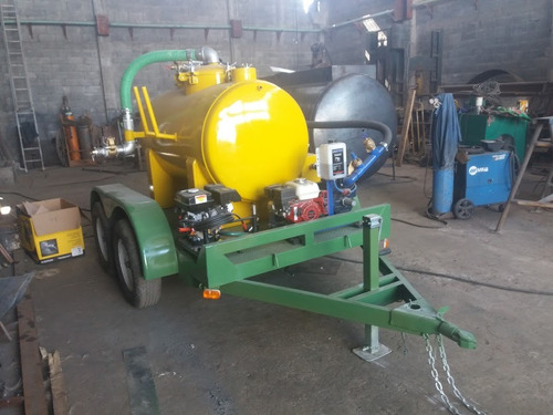 Remolque Con Tanque Séptico Para Desazolve, Cap. 2,500 Lts