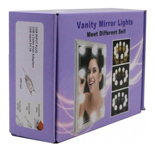 Unidade Vanity Mirror Lights Bolinha LED 1 W Luz Quente/Luz Neutra/Luz Fria