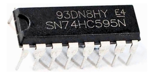 74hc595 Registro Desplazamiento De 8bits Dip16 74hc595 Kit-4