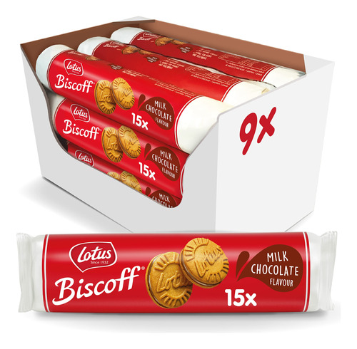 Lotus Galletas Tipo Sndwich Biscoff, Crema De Chocolate Con