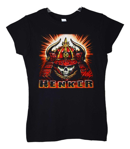 Polera Mujer Henker Slave Of My Art Frente Metal Abominatron