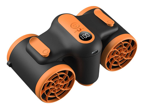 Ventilador De Escritorio Portátil, Mini Ventilador Naranja