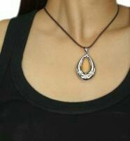 Conjunto Dije De Acero Y Cadena De Caucho Y Plata 925