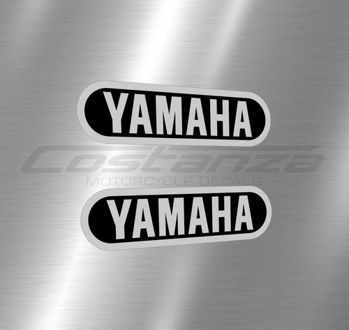 Calcos Yamaha Virago 1100 Xv, 750 Insignia Tanque Metalizada