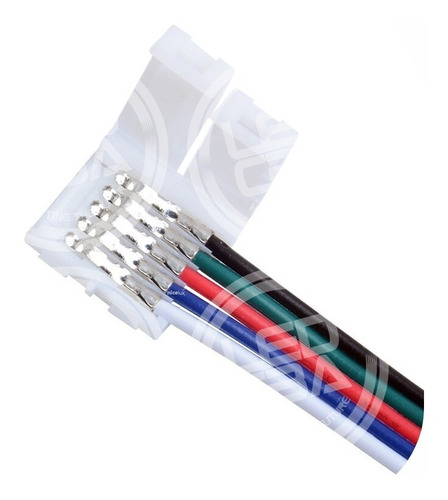 Conector Tira Led Rgbw 5050 5 Pin 12 Mm Union Cable Prensa