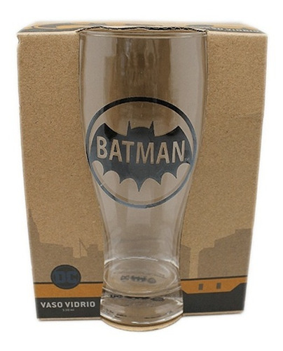 Vaso Cervecero Vidrio Batman Con Caja Cerveza Cuchitostore | Cuotas sin  interés