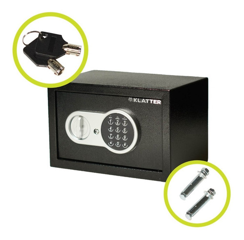 Imagen 2 de 10 de Caja Fuerte De Seguridad Digital 31cm X 20cm X 20cm Klatter