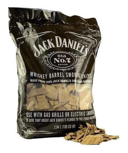 Chips Para Ahumar Jack Daniel´s Old No. 7 Para Asadores 