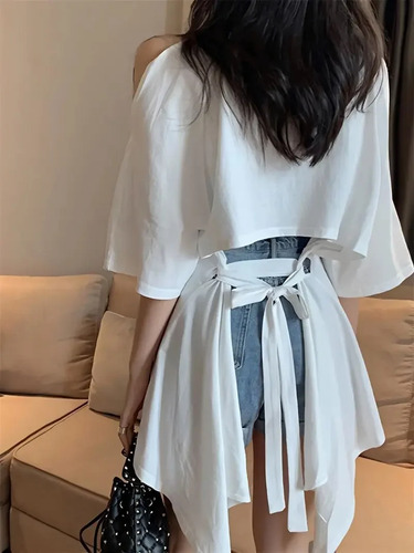 Camiseta Con Tirantes De Estilo Francés Para Mujer, Talla Gr