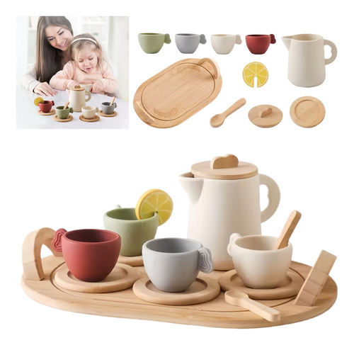 Set De Juguetes De Simulación Para Té De La Tarde, Regalo Pa