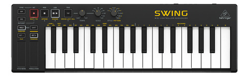 Teclado Controlador Compacto 32 Teclas Behringer Swing Color Negro