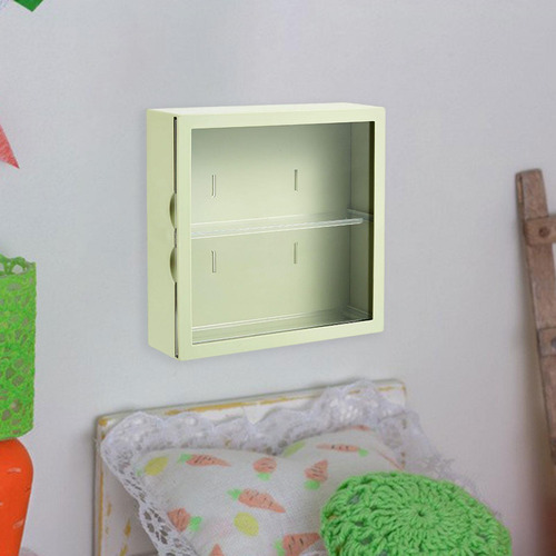 Organizador De Vitrine Transparente De 2 Camadas Com Verde