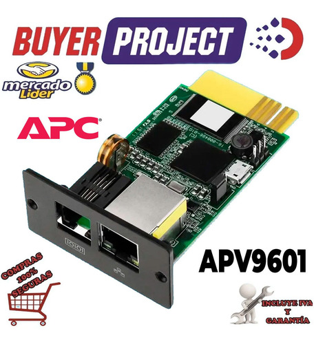 Tarjeta Snmp Apc Apv9601 Interna Monitoreo Para Ups Online