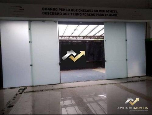Galpão Para Alugar, 235 M² Por R$ 12.000,00/mês - Jardim - Santo André/sp - Ga0091