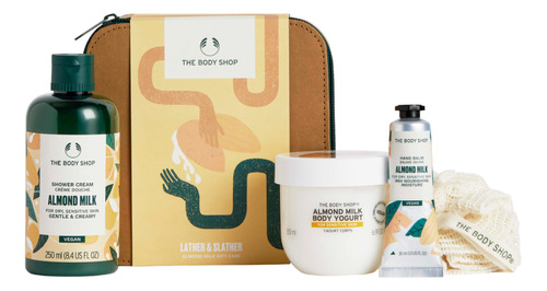 Kit Chico Leche De Almendras  Y Miel Corporal The Body Shop