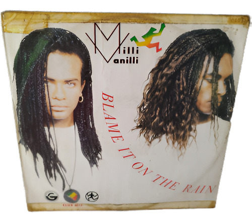Vinyl Lp Acetato Milli Vanilli Blame It On The Rain (Reacondicionado)
