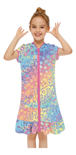 Traje De Baño Suave Para Niñas, Bañador De Playa Con Cremall