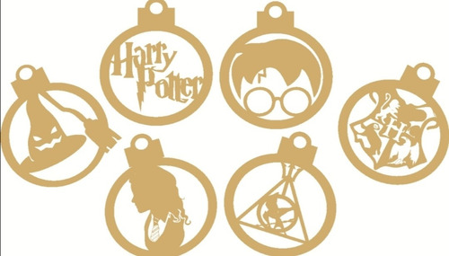 Paquete 12 Esferas Navideñas Harry Potter