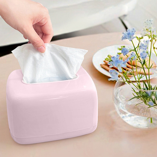 Caja De Pañuelos En Forma De C Con Resorte Incorporado Para