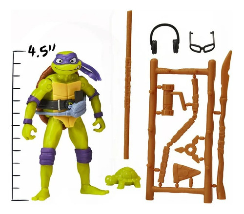 Tortugas Ninja Película Figura 13cm Donatello 83269 Mundotoy