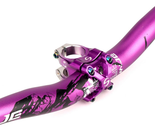 Mtb - Manillares De Bicicleta De 31,8 X 35 Mm Gradiente...