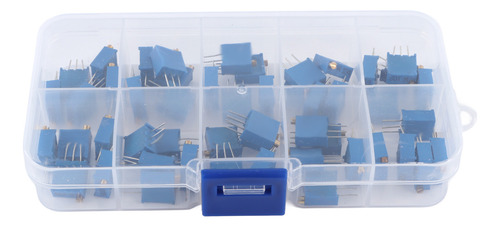Potenciômetro De Resistência Variável 50pcs 3296w Ajustável