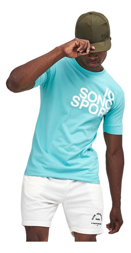 Remera Sicilia Io Sono Sport A+ Refans Verde Negro