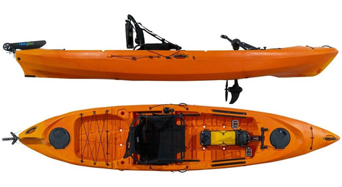 Kayak Hidro2eko Caiman 125 Pro Pdl Naranja - Kayaks Feelfree