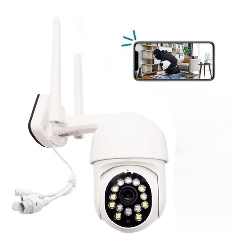 Camera Wifi De Segurança Inteligente Hd Para Casas E Lojas