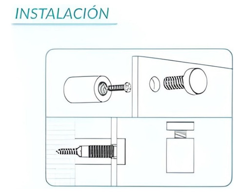 Distanciador Tubular 30x40mm Paquete De 4 Unidades