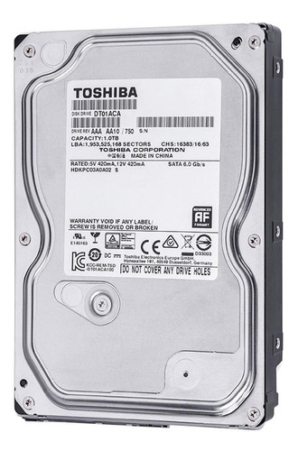 Disco rígido interno Toshiba DT01ACA100 1TB