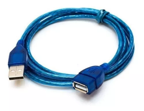 Cable Usb Macho Hembra 2 Metros Alargue Extension Adaptador