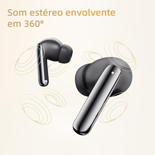 Fone De Ouvido Bluetooth Qcy Ht08 Melobuds Pro Anc - (preto)