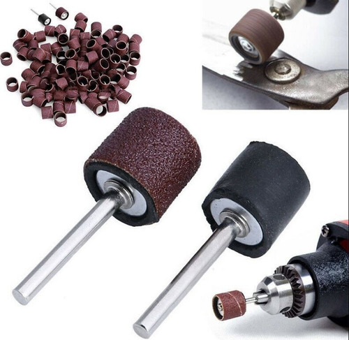Pack 10 Cintas De Lija 1/2 Grano 240 + 1 Vástago Dremel, Etc