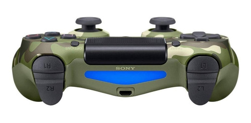Imagen 3 de 3 de Control joystick inalámbrico Sony PlayStation Dualshock 4 green camouflage