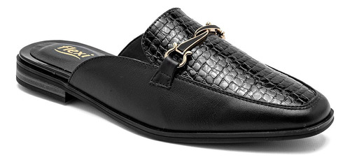 Zapato Sueco   Flexi 126603 Color Negro Para Mujer Tx7